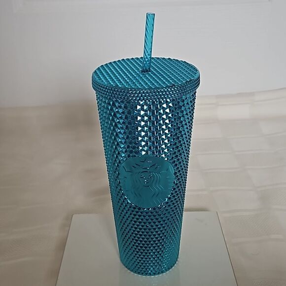 Starbucks Studded Cold Cup Venti Tumbler 24oz/ 710ml Blue - Picture 14 of 16